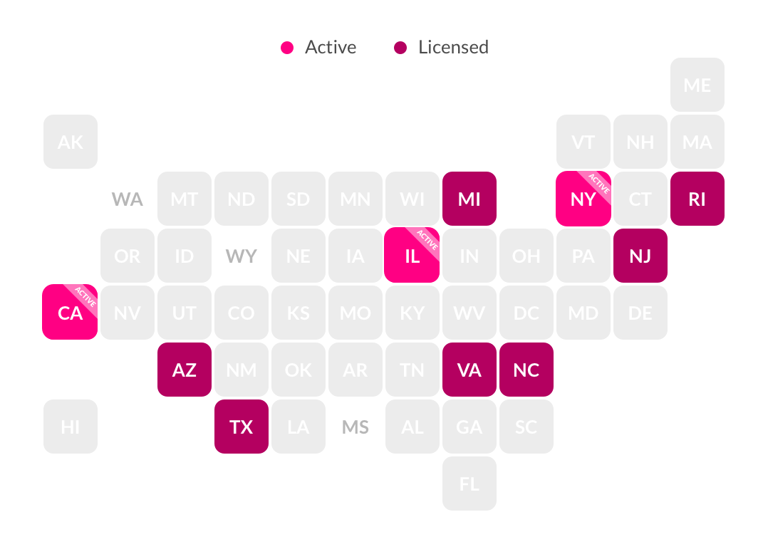 Lemonade Insurance Licensed in 7 New States