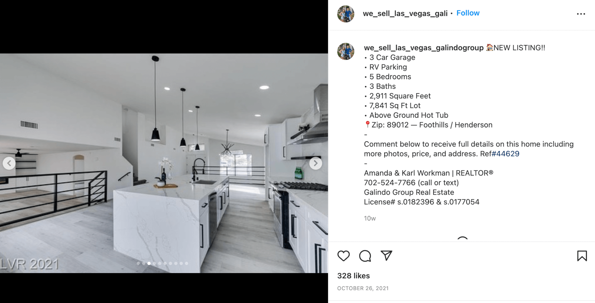 Nevada Real estate brokers to follow on Instagram