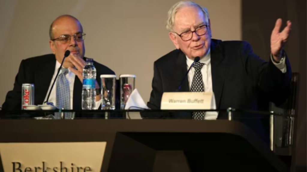 Berkshire’s Ajit Jain and Warren Buffett