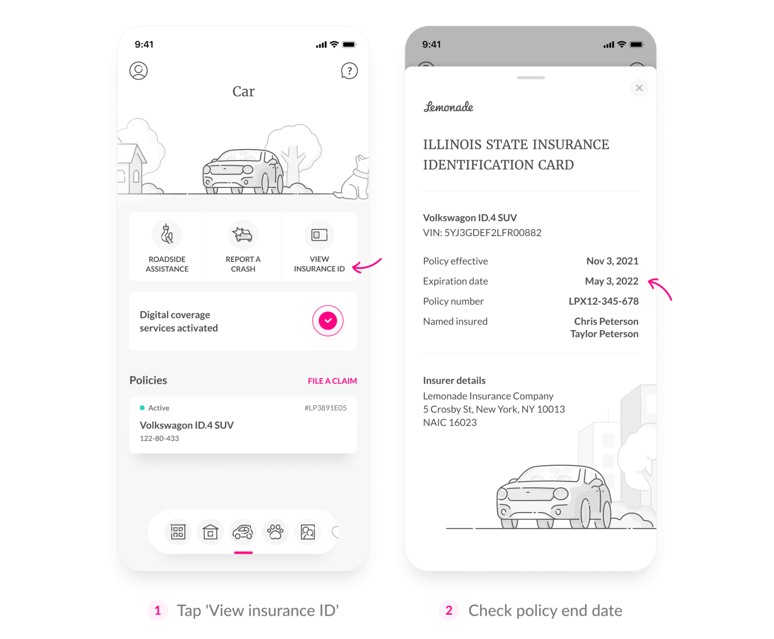 Renew Car Insurance • Lemonade Car