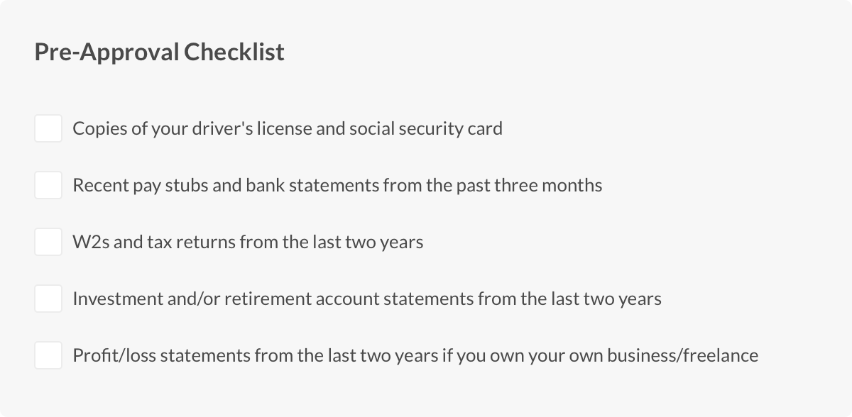 Pre-approval Checklist - Lemonade Blog