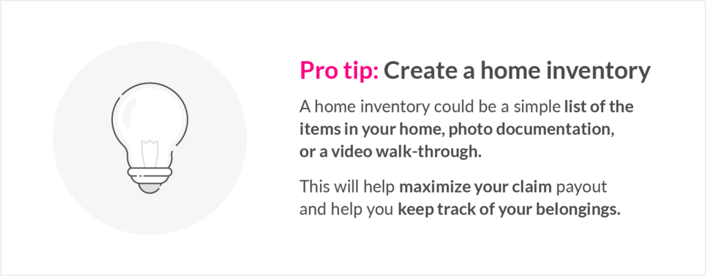 Create a home inventory