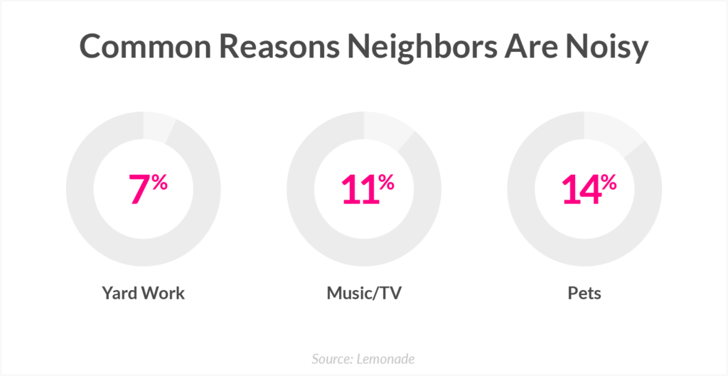  common reasons neighbors are noisy