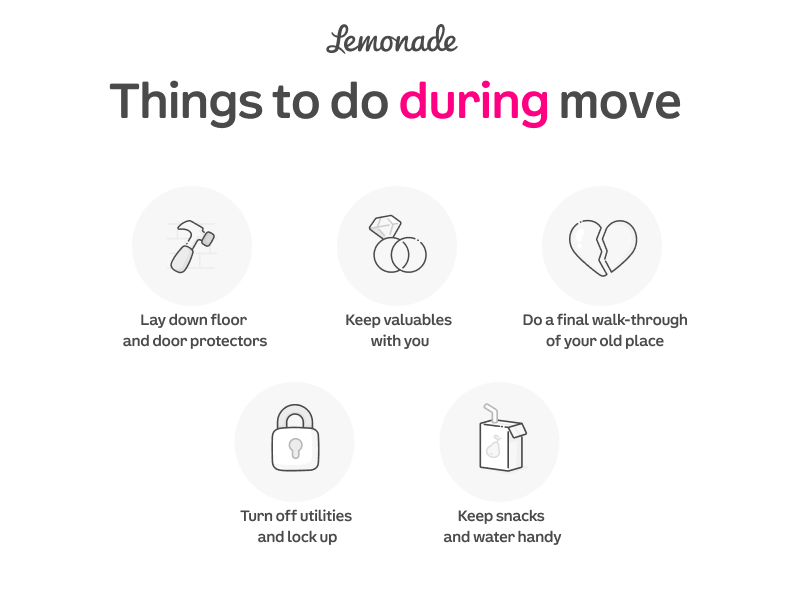 Things to do during move