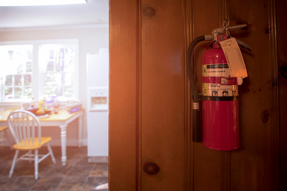 Keep your fire extinguisher close by, just in case