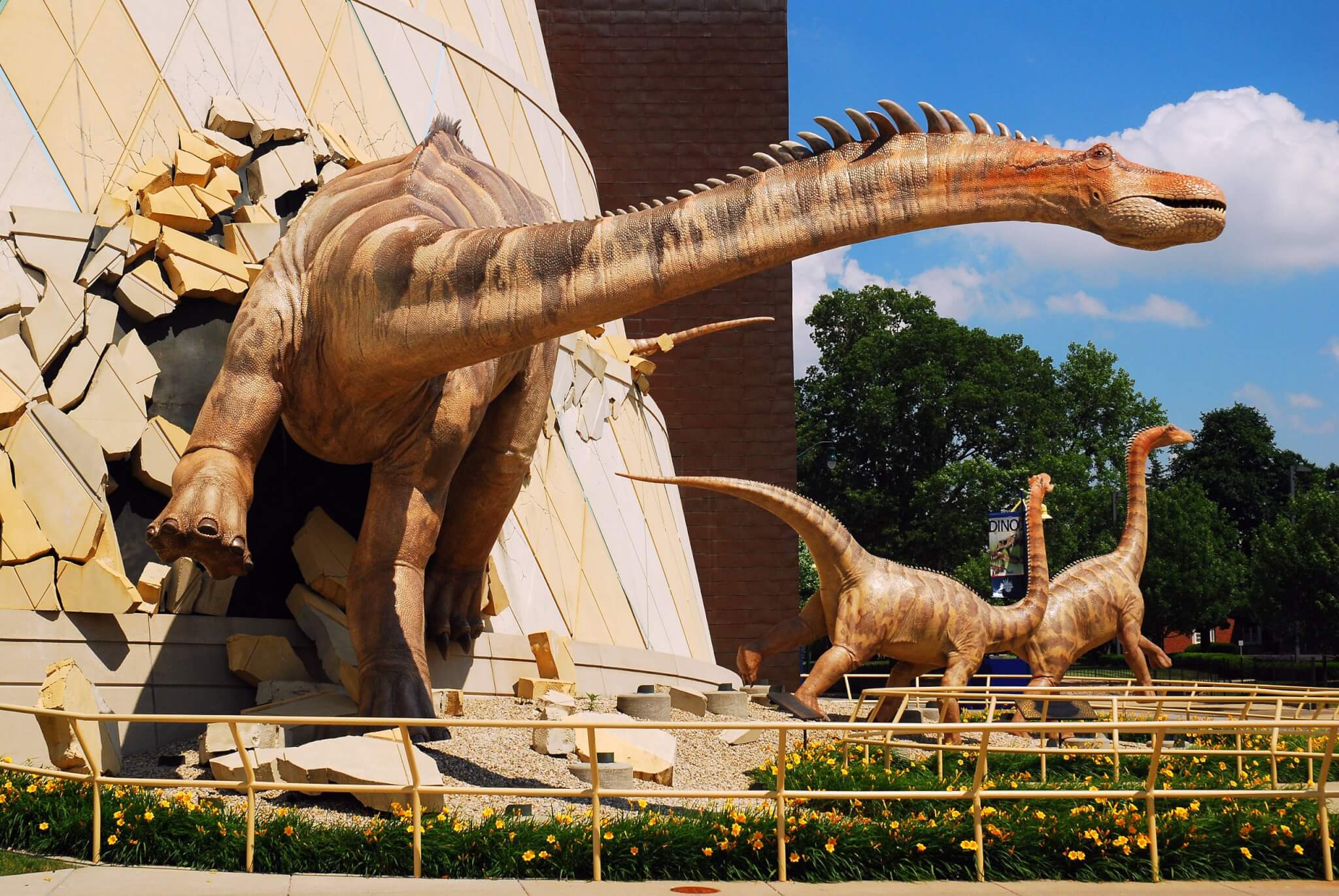"Hey! Which way is, uh, Jurassic Park?"
