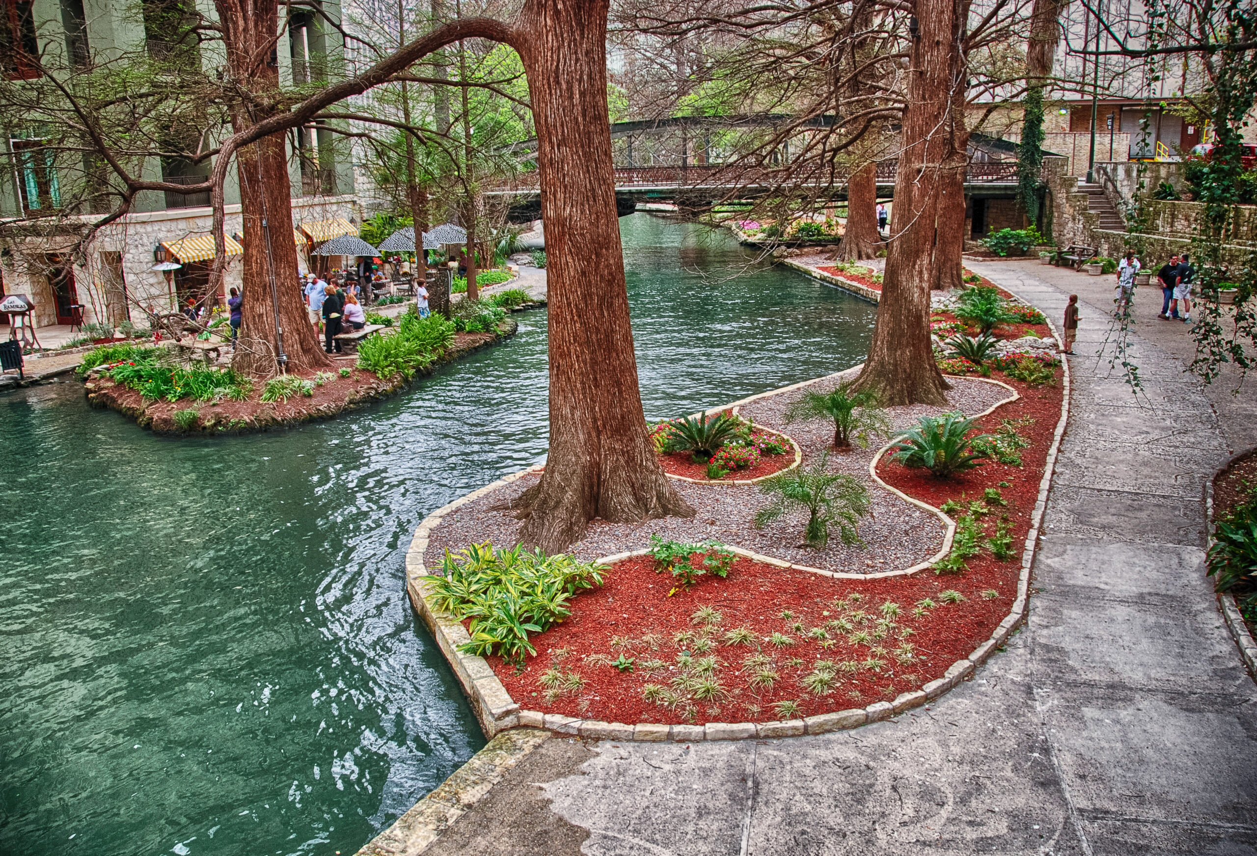 The San Antonio riverwalk