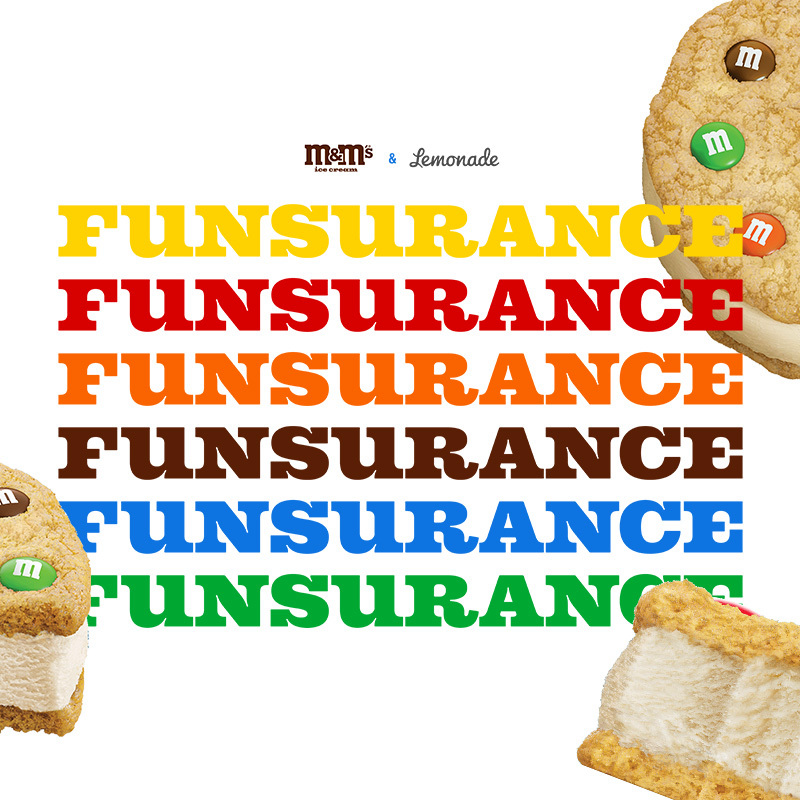 Lemonade and M&M'S Funsurance
