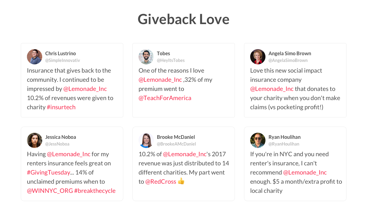 Giveback Love Lemonade