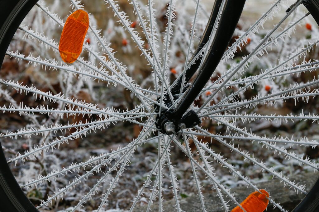 Fahrradfahren im Winter Lemonade