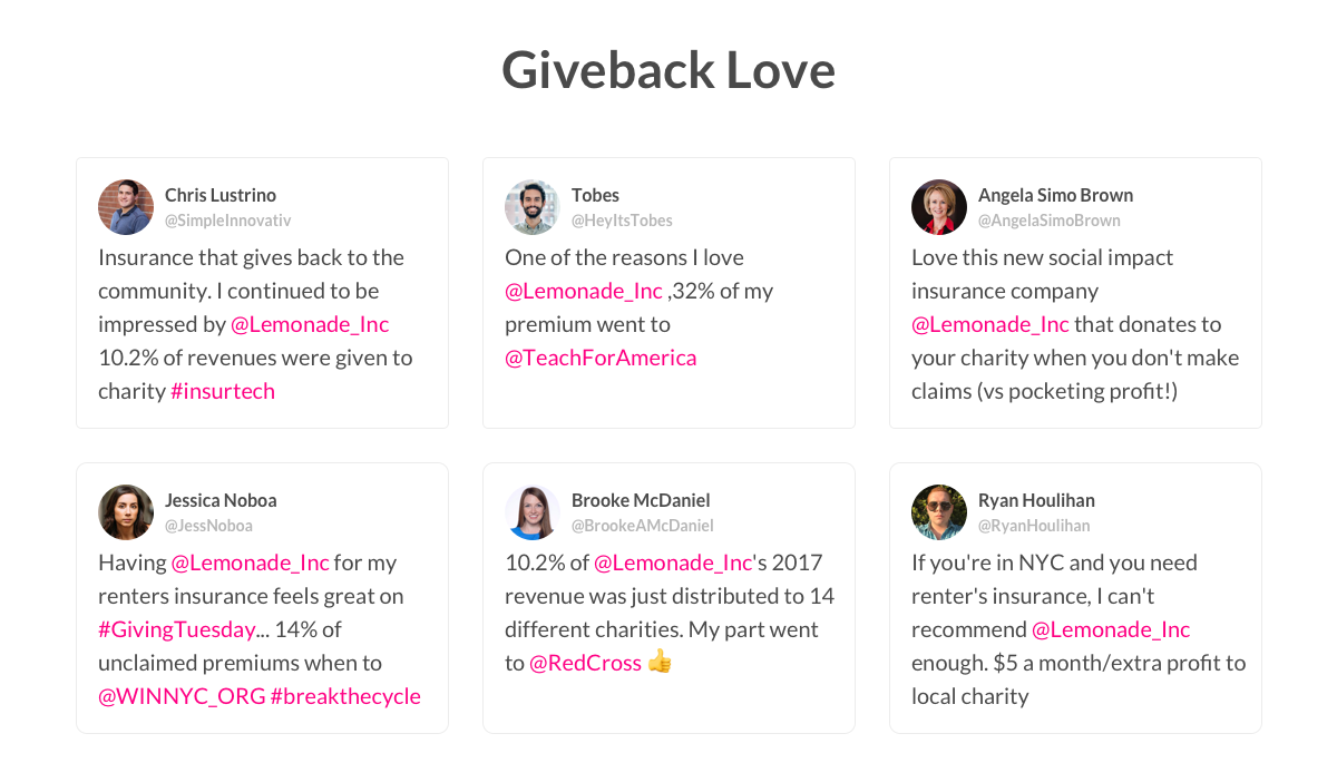 Giveback-love-tweets